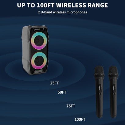 VeGue VS-0808 Wireless Bluetooth Karaoke Machine